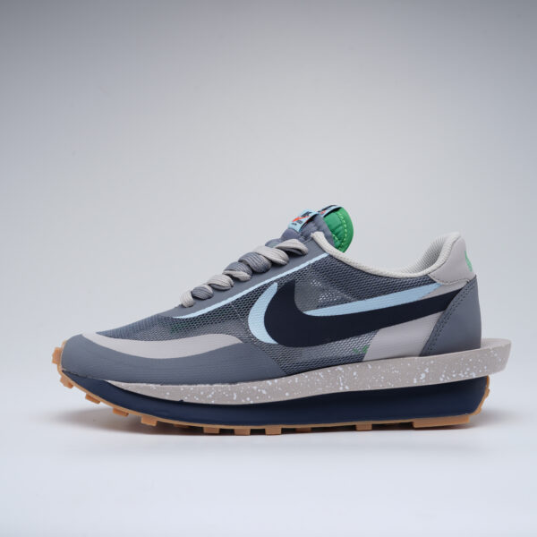 Nike X CLOT X Sacai LDWaffle "Cool Grey" Sneakers