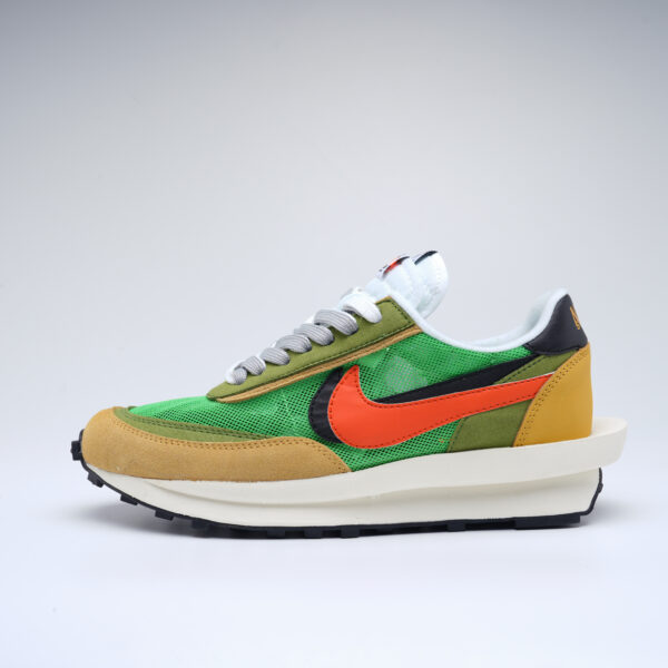 Nike X Sacai LdWaffle "Green Gusto" Sneakers