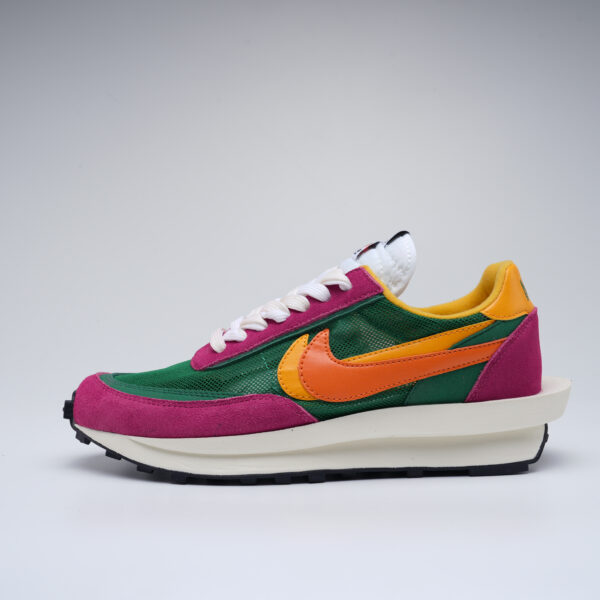 Sacai X Nike Waffle Pine Green